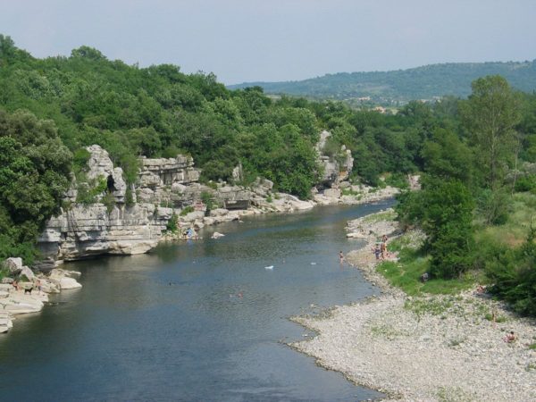 Baden im Fluss